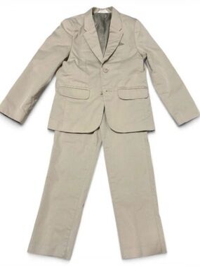 Cat & Jack Boys' Tan Dress Blazer and Pants Set